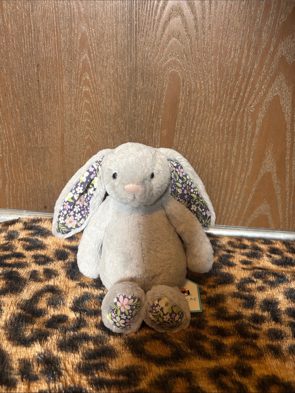 MINI blue bashful bunny Jellycat